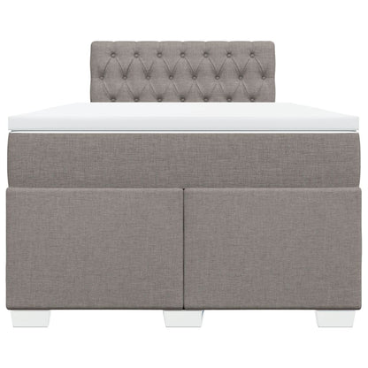 Giroletto a Molle con Materasso Tortora 120x190 cm in Tessuto | homemem39