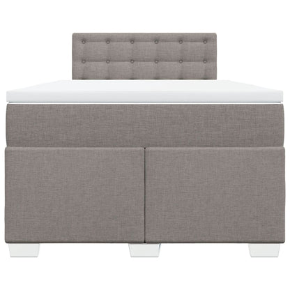 Giroletto a Molle con Materasso Tortora 120x190 cm in Tessuto | homemem39