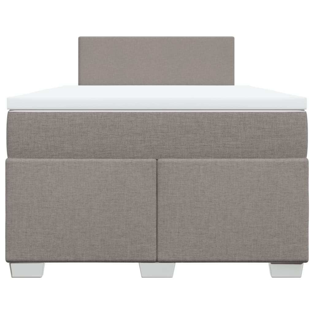 Giroletto a Molle con Materasso Tortora 120x200 cm in Tessuto | homemem39