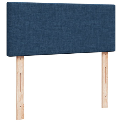 Giroletto a Molle con Materasso Blu 120x200 cm in Tessuto | homemem39