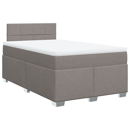 Giroletto a Molle con Materasso Tortora 120x200 cm in Tessuto | homemem39