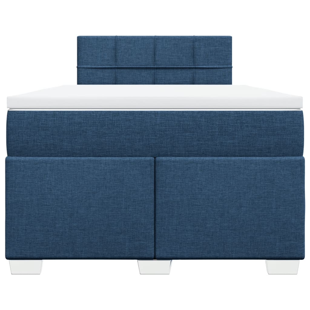 Giroletto a Molle con Materasso Blu 120x200 cm in Tessuto | homemem39