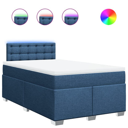 Giroletto a Molle con Materasso Blu 120x200 cm in Tessuto | homemem39
