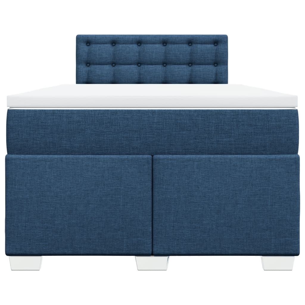 Giroletto a Molle con Materasso Blu 120x200 cm in Tessuto | homemem39