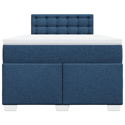 Giroletto a Molle con Materasso Blu 120x200 cm in Tessuto | homemem39