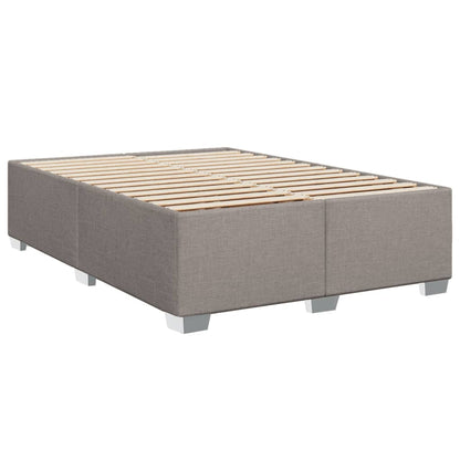 Giroletto a Molle con Materasso Tortora 140x200 cm in Tessuto | homemem39