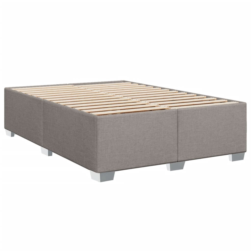 Giroletto a Molle con Materasso Tortora 160x200 cm in Tessuto | homemem39
