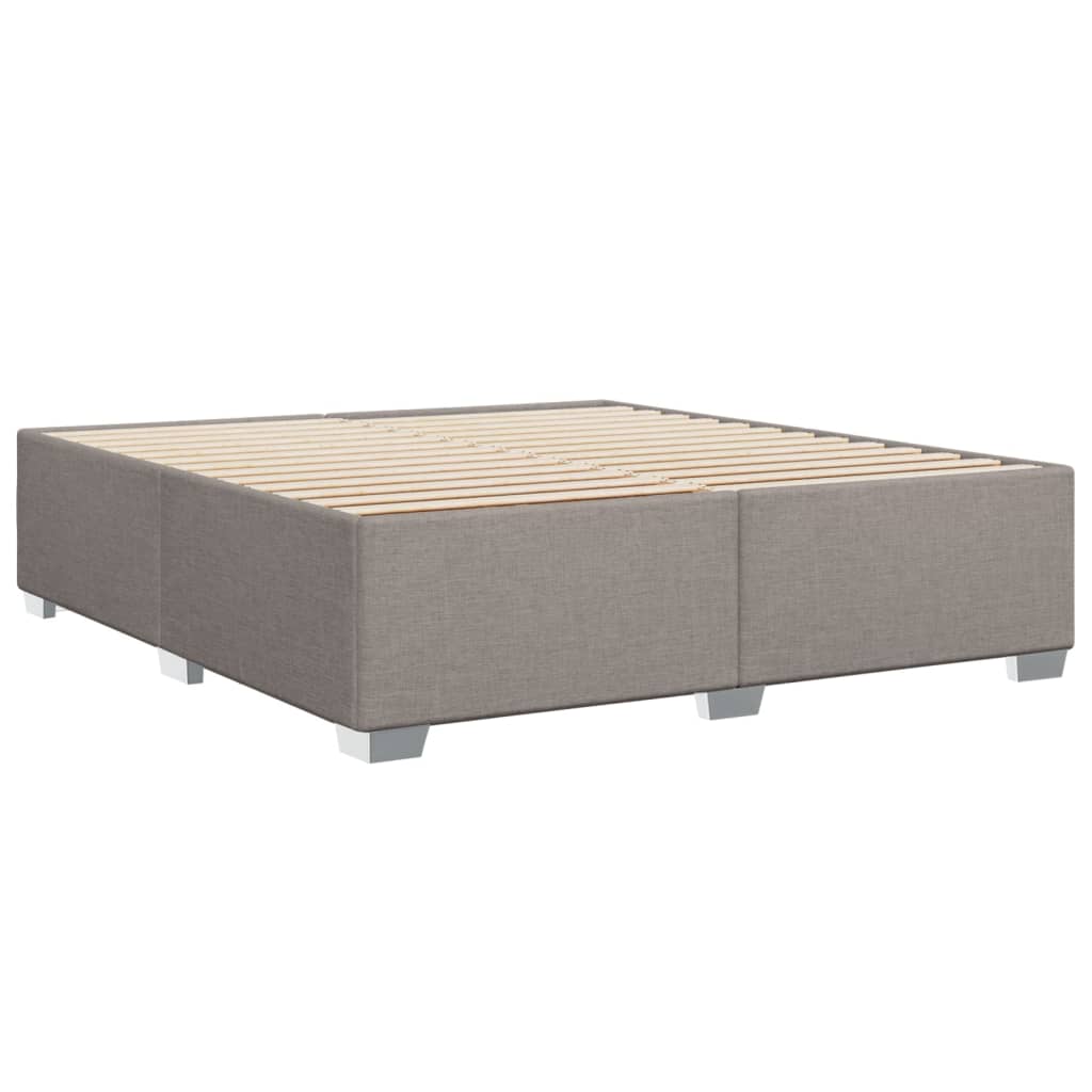 Giroletto a Molle con Materasso Tortora 180x200 cm in Tessuto | homemem39