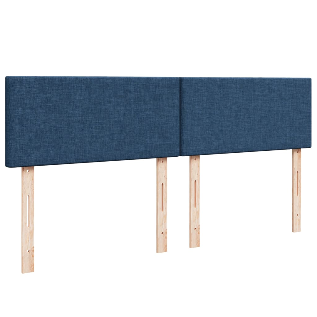 Giroletto a Molle con Materasso Blu 180x200 cm in Tessuto | homemem39