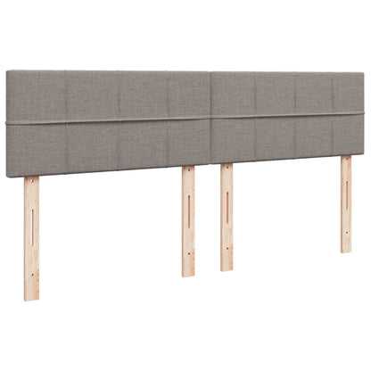 Giroletto a Molle con Materasso Tortora 180x200 cm in Tessuto | homemem39