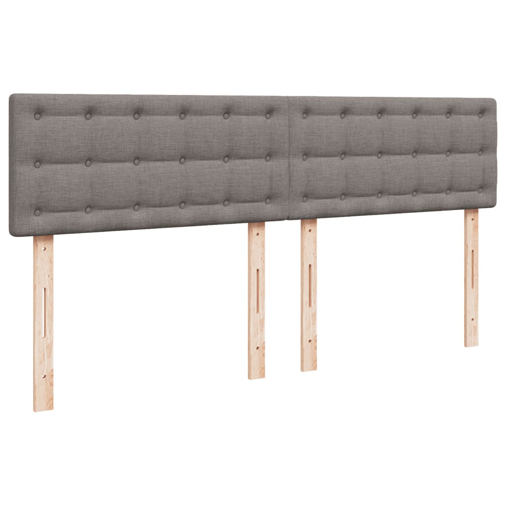 Giroletto a Molle con Materasso Tortora 180x200 cm in Tessuto | homemem39