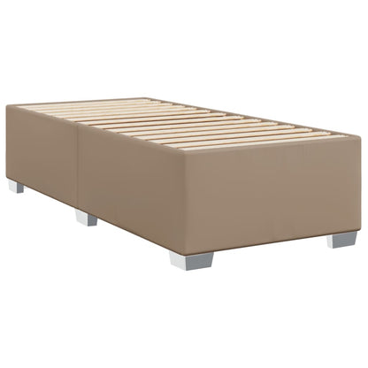 Giroletto a Molle con Materasso Cappuccino 100x200cm Similpelle