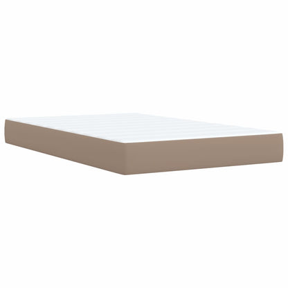 Giroletto a Molle con Materasso Cappuccino 120x190cm Similpelle