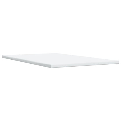 Giroletto a Molle con Materasso Bianco 120x200 cm in Similpelle