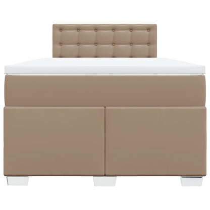Giroletto a Molle con Materasso Cappuccino 120x200cm Similpelle
