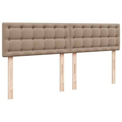 Giroletto a Molle con Materasso Cappuccino 180x200cm Similpelle