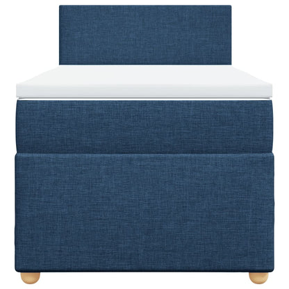 Giroletto a Molle con Materasso Blu 80x200 cm inTessuto - homemem39