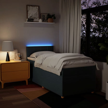 Giroletto a Molle con Materasso Blu 80x200 cm inTessuto - homemem39