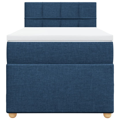 Giroletto a Molle con Materasso Blu 90x200 cm inTessuto - homemem39