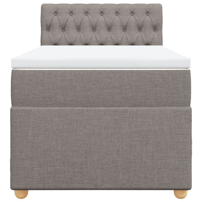 Giroletto a Molle con Materasso Tortora 90x200 cm inTessuto - homemem39