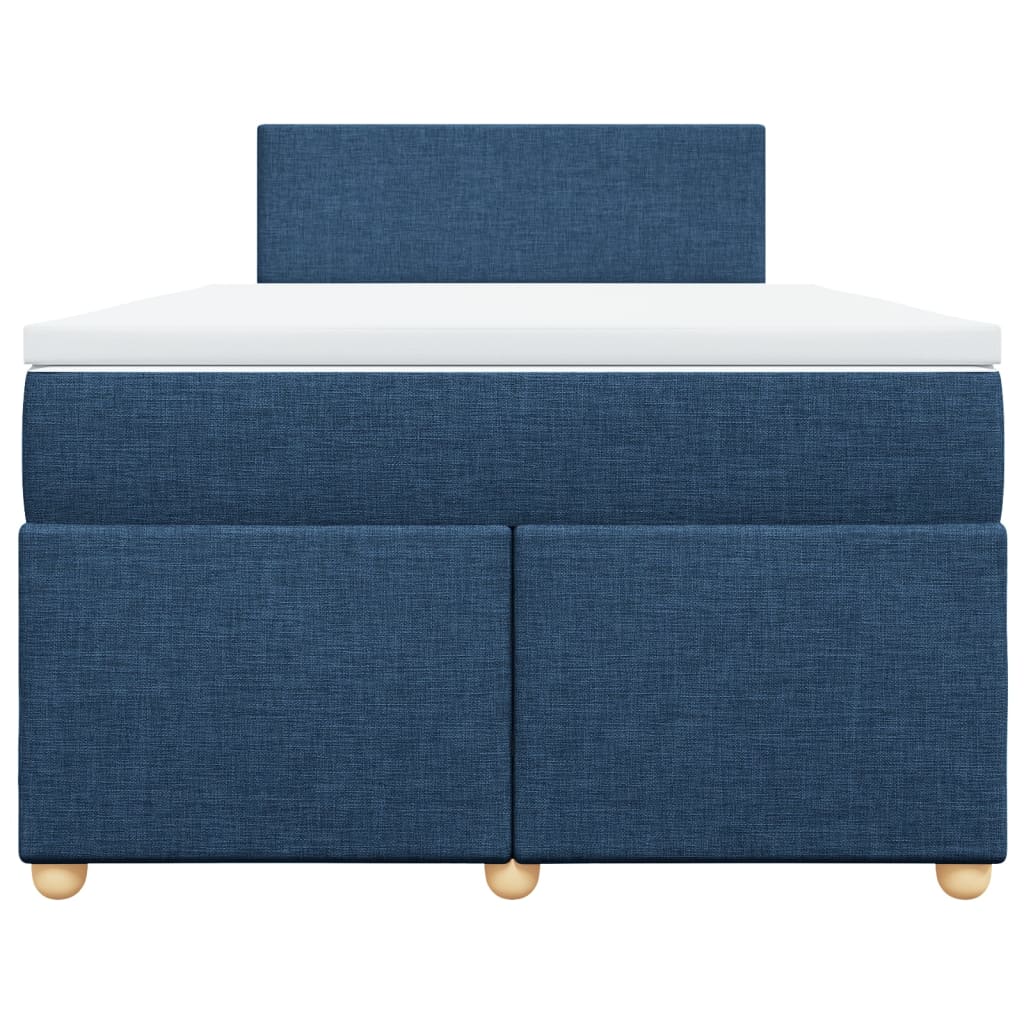 Giroletto a Molle con Materasso Blu 120x190 cm in Tessuto - homemem39