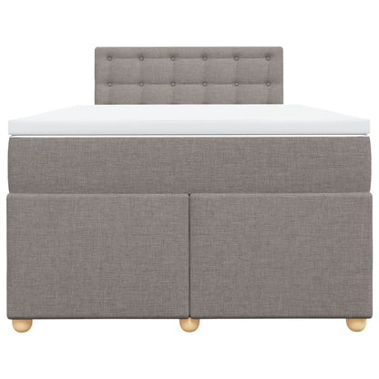 Giroletto a Molle con Materasso Tortora 120x190 cm in Tessuto | homemem39