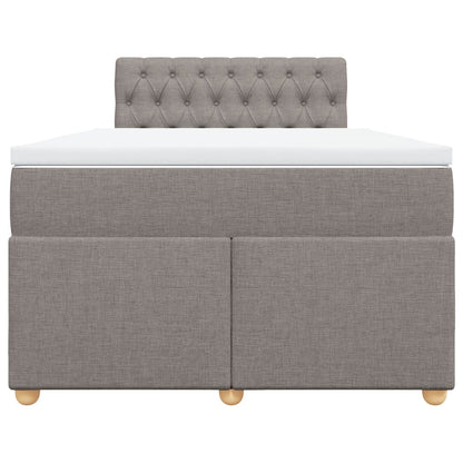 Giroletto a Molle con Materasso Tortora 120x200 cm in Tessuto | homemem39