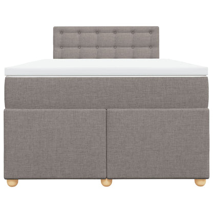 Giroletto a Molle con Materasso Tortora 120x200 cm in Tessuto | homemem39