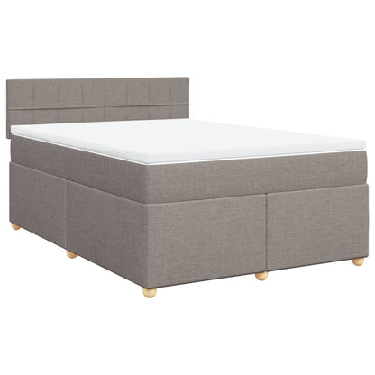 Giroletto a Molle con Materasso Tortora 140x190 cm in Tessuto | homemem39
