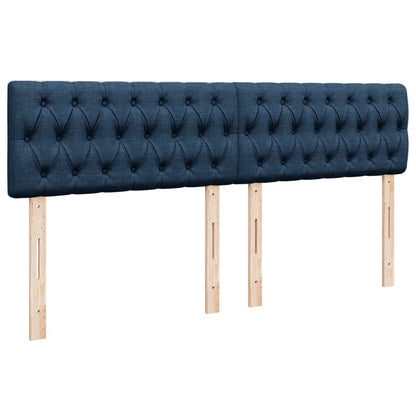 Giroletto a Molle con Materasso Blu 180x200 cm in Tessuto | homemem39