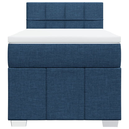 Giroletto a Molle con Materasso Blu 80x200 cm inTessuto | homemem39