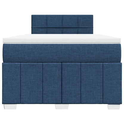 Giroletto a Molle con Materasso Blu 120x200 cm in Tessuto | homemem39