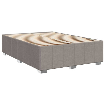 Giroletto a Molle con Materasso Tortora 140x190 cm in Tessuto | homemem39