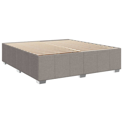 Giroletto a Molle con Materasso Tortora 180x200 cm in Tessuto | homemem39