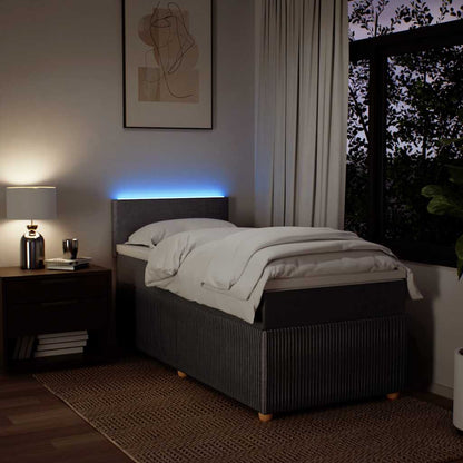 Giroletto a Molle con Materasso Tortora 80x200 cm inTessuto - homemem39