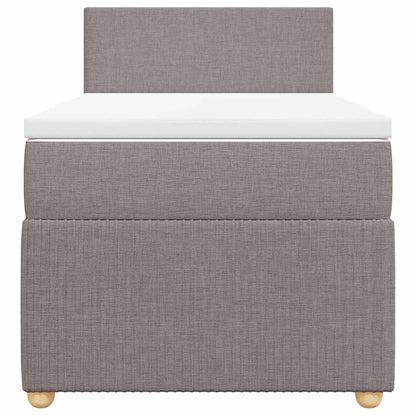 Giroletto a Molle con Materasso Tortora 80x200 cm inTessuto - homemem39