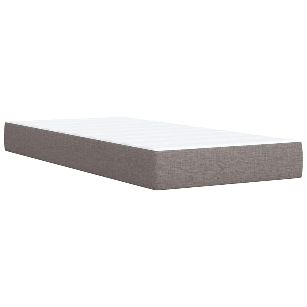 Giroletto a Molle con Materasso Tortora 90x200 cm inTessuto | homemem39