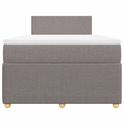 Giroletto a Molle con Materasso Tortora 120x200 cm in Tessuto | homemem39