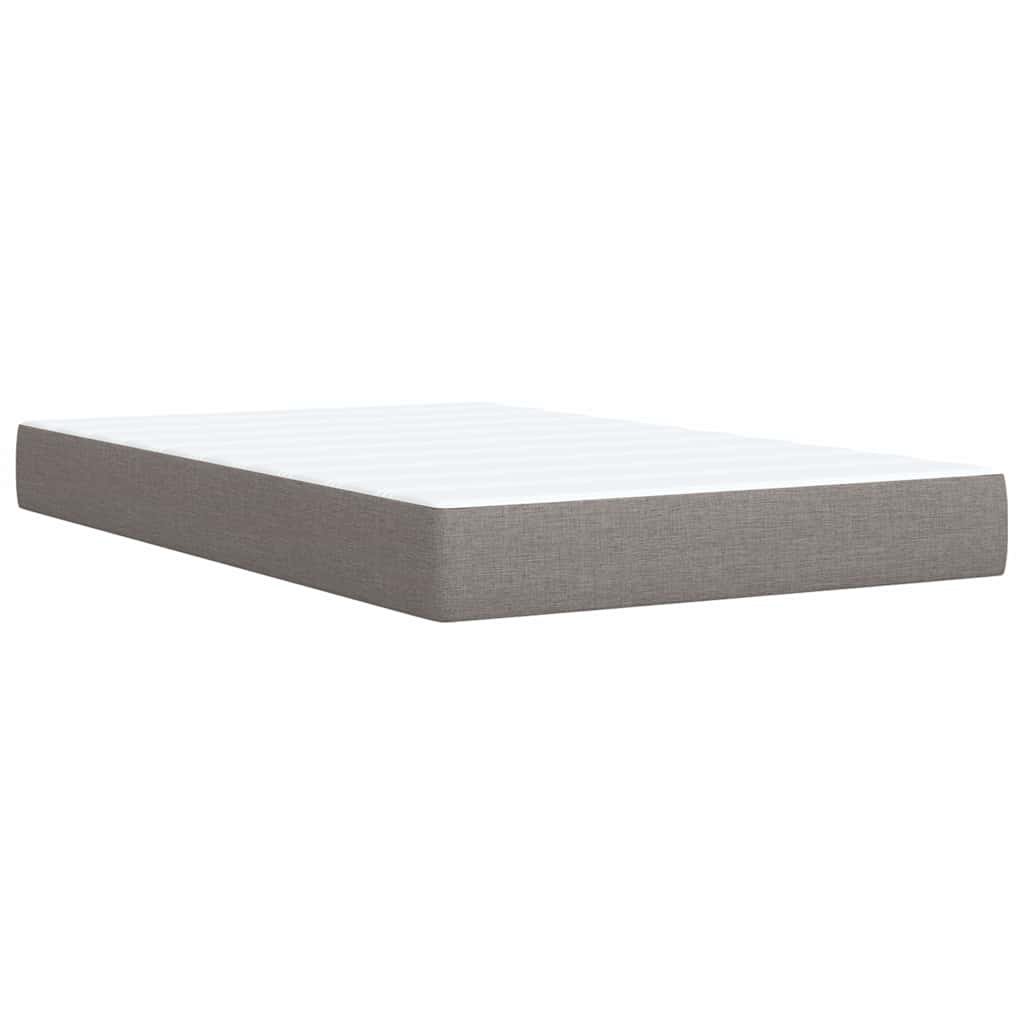 Giroletto a Molle con Materasso Tortora 120x200 cm in Tessuto | homemem39