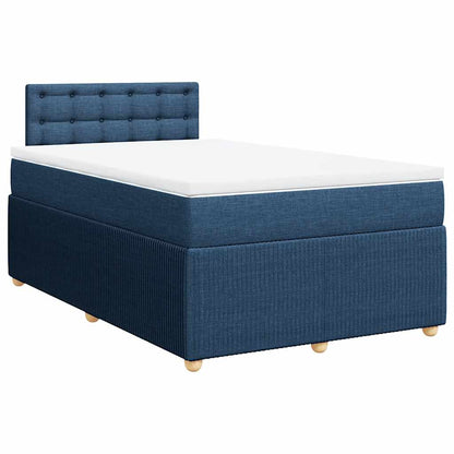 Giroletto a Molle con Materasso Blu 120x200 cm in Tessuto | homemem39
