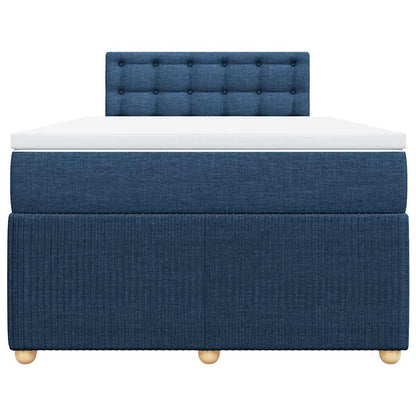 Giroletto a Molle con Materasso Blu 120x200 cm in Tessuto | homemem39