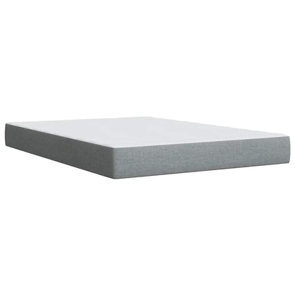 Giroletto a Molle con Materasso Grigio Chiaro 140x200cm Tessuto | homemem39