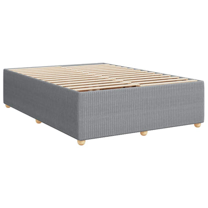 Giroletto a Molle con Materasso Grigio Chiaro 160x200cm Tessuto | homemem39