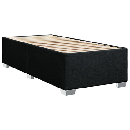 Giroletto a Molle con Materasso Nero 90x190 cm in Tessuto | homemem39