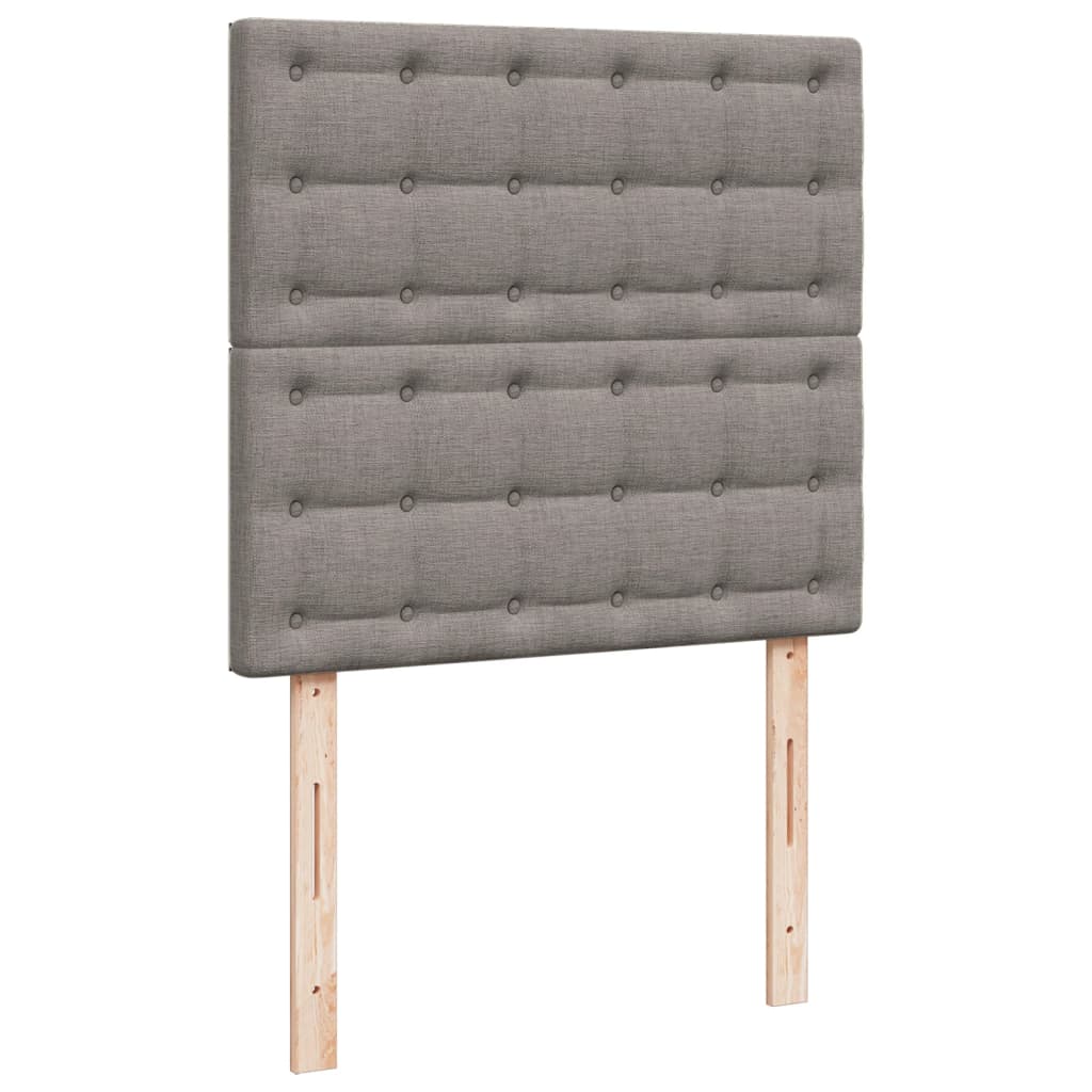 Giroletto a Molle con Materasso Tortora 90x200 cm inTessuto | homemem39
