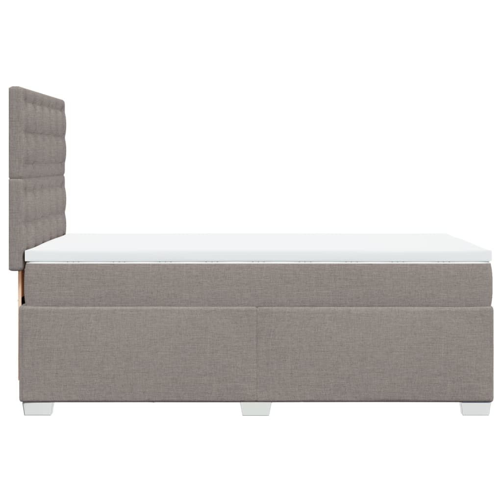 Giroletto a Molle con Materasso Tortora 90x200 cm inTessuto | homemem39