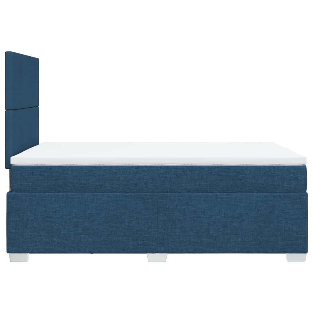 Giroletto a Molle con Materasso Blu 120x190 cm in Tessuto | homemem39
