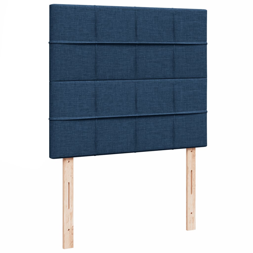 Giroletto a Molle con Materasso Blu 120x190 cm in Tessuto | homemem39