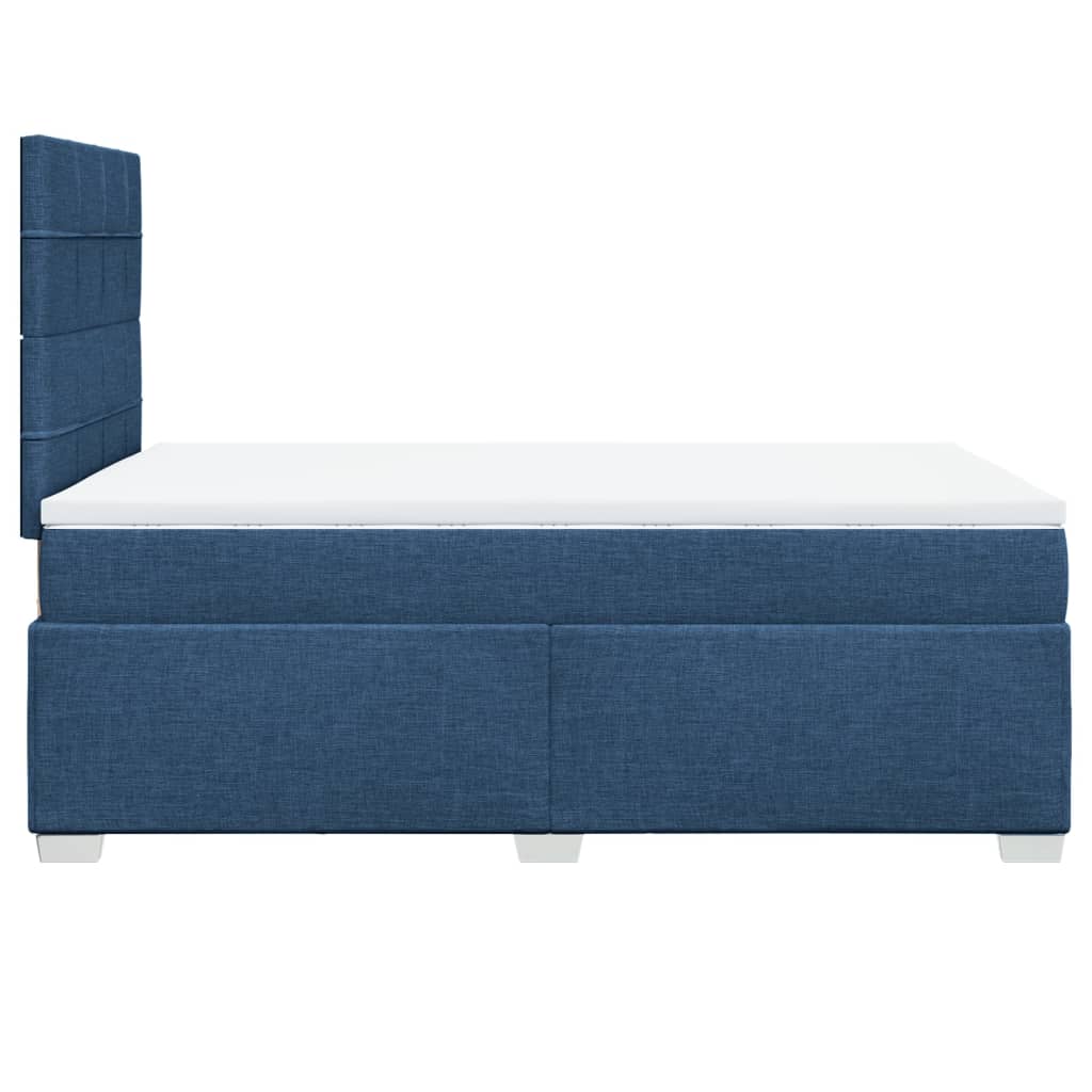 Giroletto a Molle con Materasso Blu 120x190 cm in Tessuto | homemem39