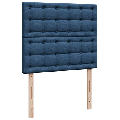 Giroletto a Molle con Materasso Blu 120x190 cm in Tessuto | homemem39